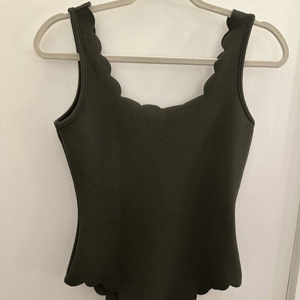 Green BodyCon Tank Top